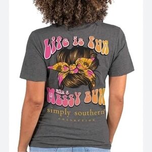 Simply Southern Messy Bun T-Shirt​